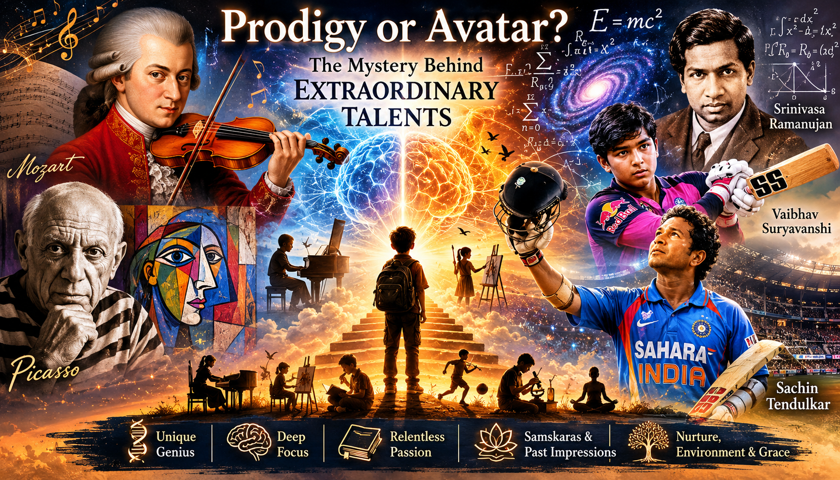 Prodigy or Avatar? The mystery behind extraordinary talents.