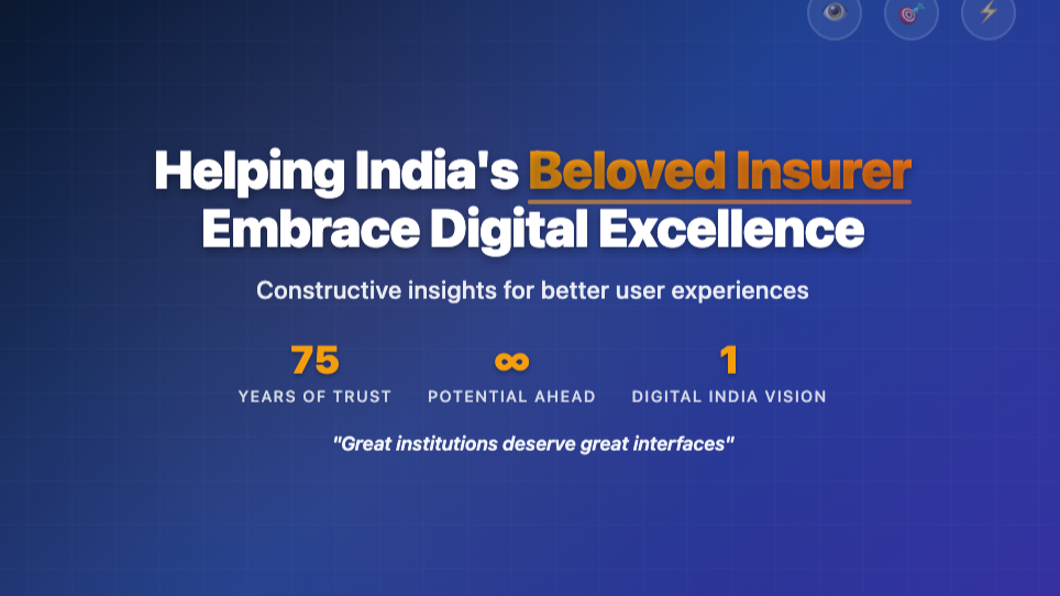 Can India's Largest Insurer Corporation(LIC) Think Like a Startup? Users Are Waiting.