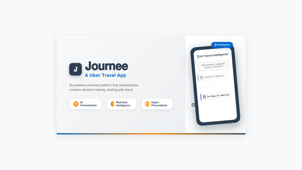 One Uber App, One Passport, Infinite Destinations